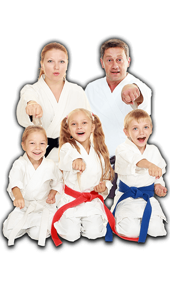Martial Arts Lessons for Families in Boise ID - Sitting Group Family Banner