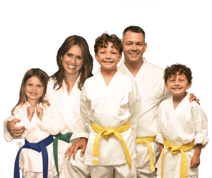 Martial Arts Lessons for Families in Boise ID - Group Family for Martial Arts Footer Banner
