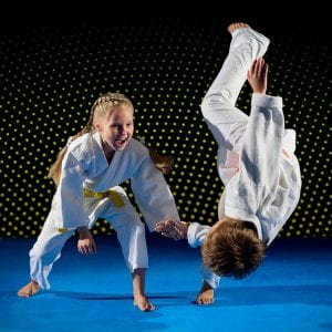Martial Arts Lessons for Kids in Boise ID - Judo Toss Kids Girl